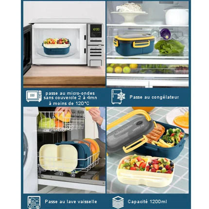 Camping food compartment box