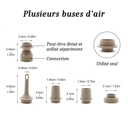 Pompe à Air Électrique Portable 3 en 1 PACOONE