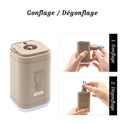 Pompe à Air Électrique Portable 3 en 1 PACOONE