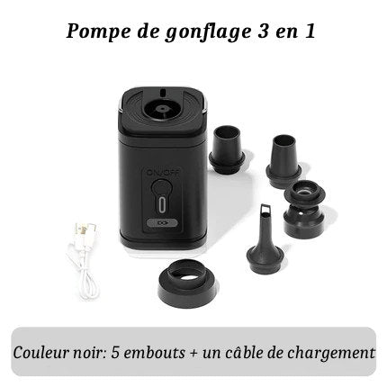 Pompe à Air Électrique Portable 3 en 1 PACOONE