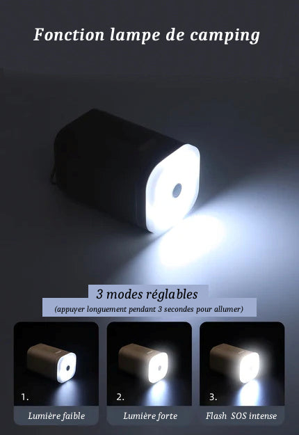 Pompe à Air Électrique Portable 3 en 1 PACOONE