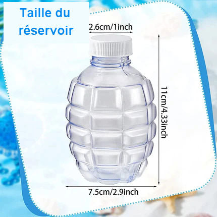 Lot de 4 Réservoirs Grenade à Billes de Gel pour Blaster