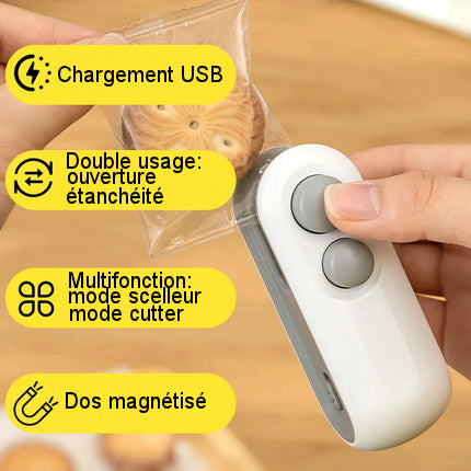 2 in 1 Mini Sealing Machine (Sealer and Cutter)