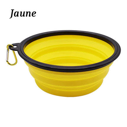 Bol d'Alimentation Pliable de Voyage pour Chiens et Chats