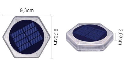 LED solar outdoor lights for gardens, walls, terraces