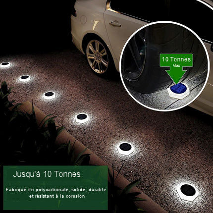 LED solar outdoor lights for gardens, walls, terraces