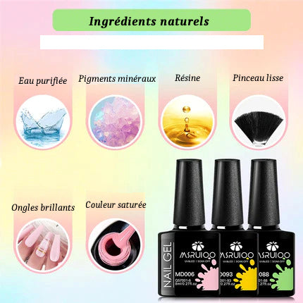 Lot de 6 Vernis à Ongles Gel