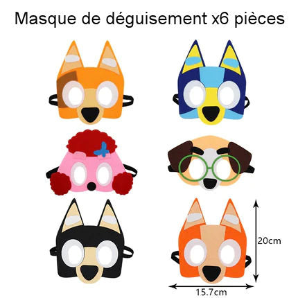 Bluey et Bingo Sets Anniversaire