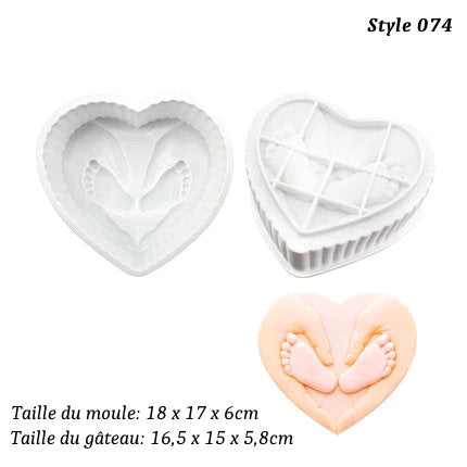 Moules à Gâteaux en Silicone divers Design