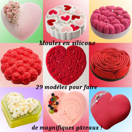 Moules à Gâteaux en Silicone divers Design