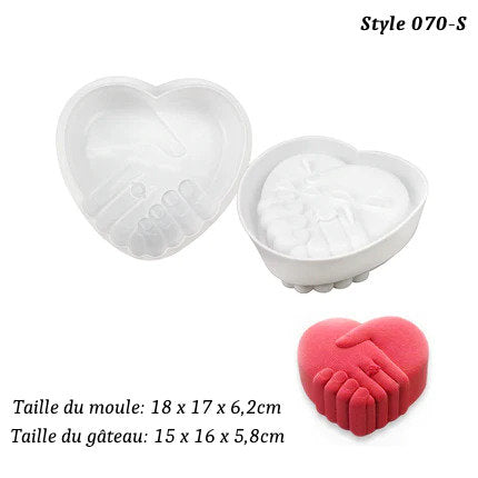 Moules à Gâteaux en Silicone divers Design
