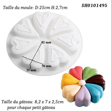 Moules à Gâteaux en Silicone divers Design