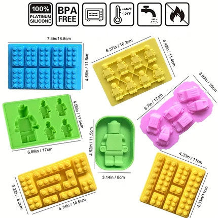 Building Brick Silicone Molds
