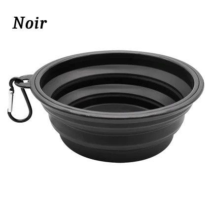 Bol d'Alimentation Pliable de Voyage pour Chiens et Chats