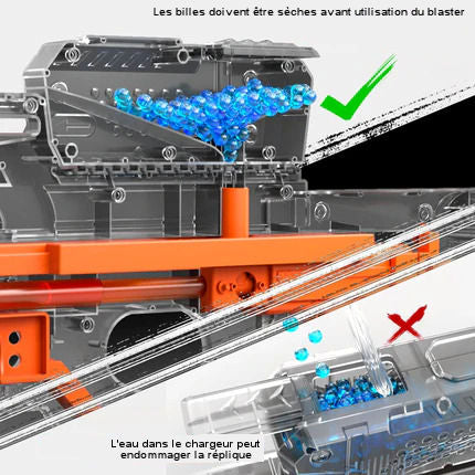 Blaster M90 Électrique à Billes de Gel