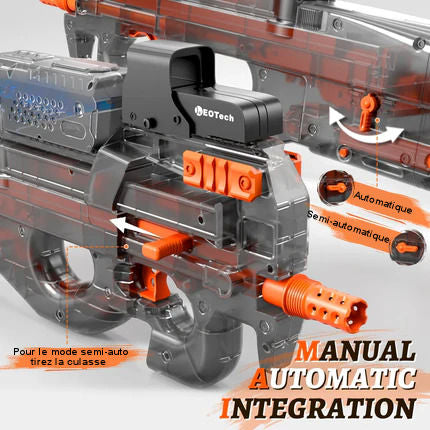 Blaster M90 Électrique à Billes de Gel