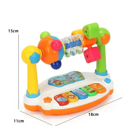 Rotating Baby Musical Keyboard with Light Sound