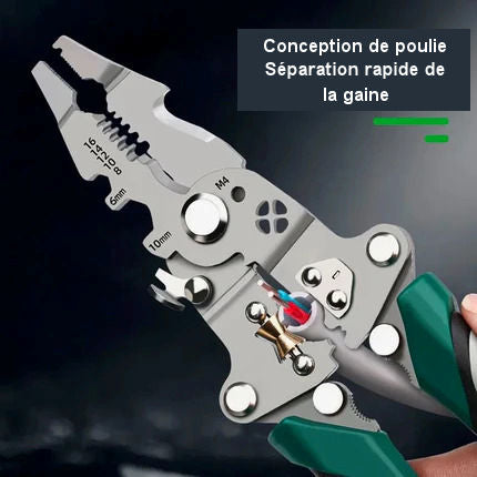 Pince à Dénuder Multifonctions Pliable