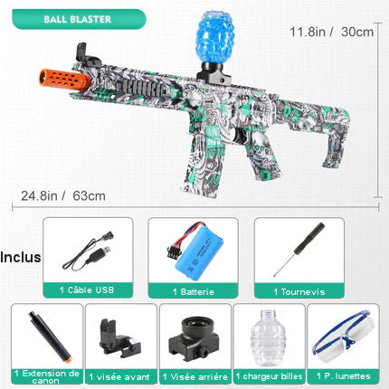Mitraillette Électrique M416 à Billes de Gel