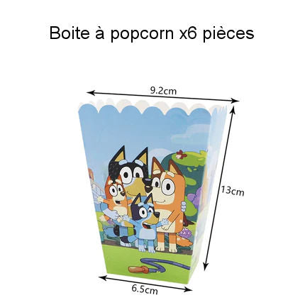Bluey et Bingo Sets Anniversaire