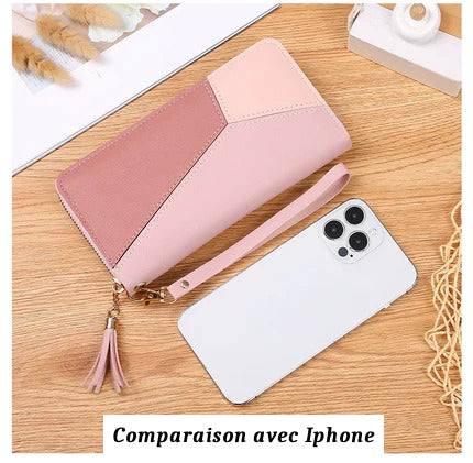 Women's PU Leather Long Wallet
