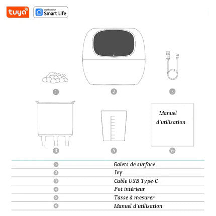 Pot de Fleurs Intelligent de la marque Tuya Smart Life