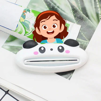 Toothpaste tube squeezer with funny animal head