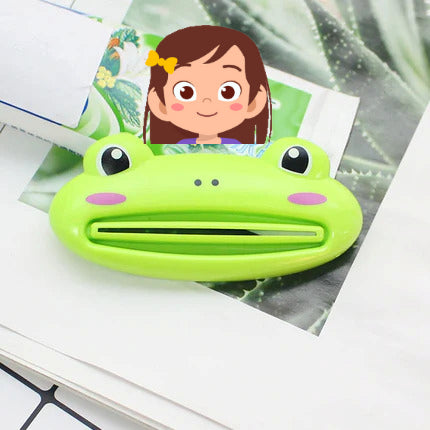 Toothpaste tube squeezer with funny animal head