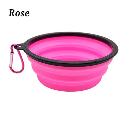 Bol d'Alimentation Pliable de Voyage pour Chiens et Chats