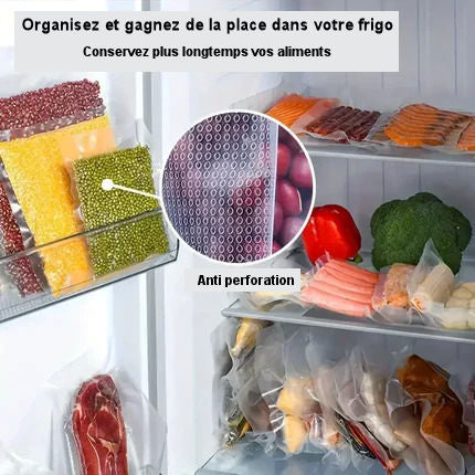 Sachets pour Machine de mise Sous Vide/Scelleuse en lot de 50PCS