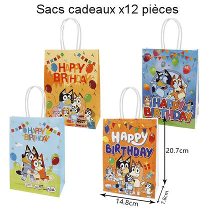 Bluey et Bingo Sets Anniversaire