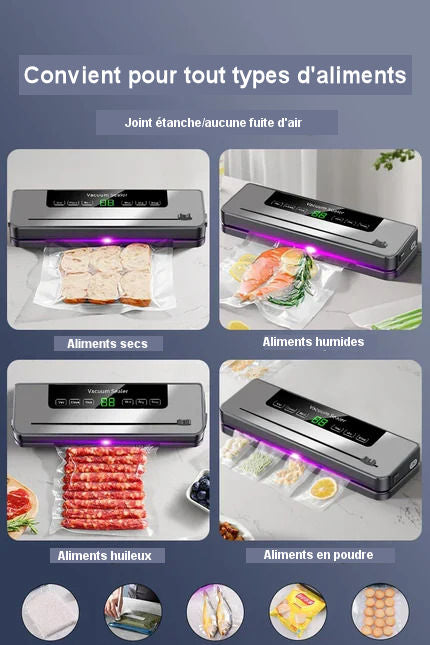 Scelleuse sous vide avec Coupe Intégrée