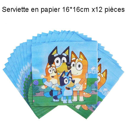 Bluey et Bingo Sets Anniversaire