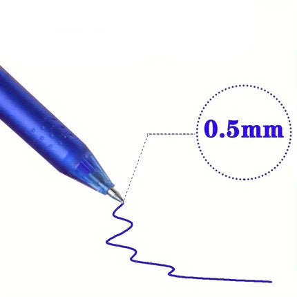 Erasable gel pen 0.5mm tip