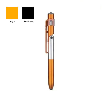 Multifunctional foldable ballpoint pen with LED light