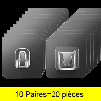 Powerful double-sided adhesive wall mounts