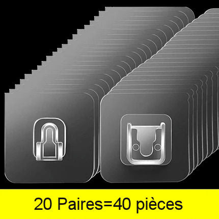Powerful double-sided adhesive wall mounts