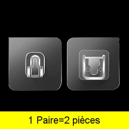 Powerful double-sided adhesive wall mounts