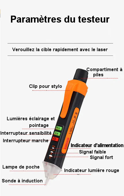 Détecteur de Courant Intellect sans Contact