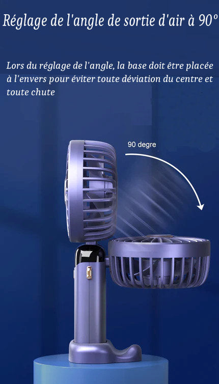 Mini Ventilateur Portatif Rechargeable USB