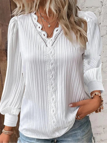 Women's Casual Lace Shirt