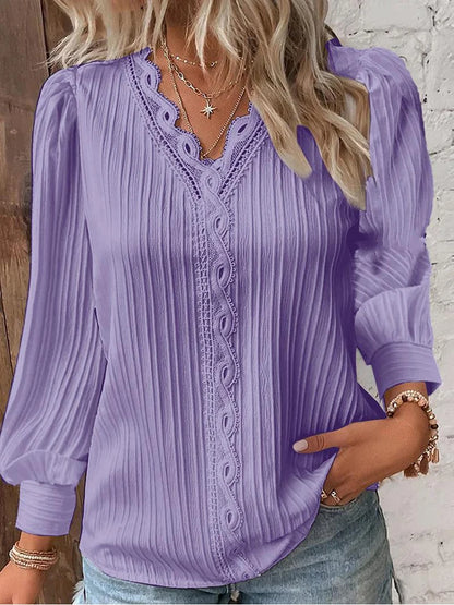 Women's Casual Lace Shirt