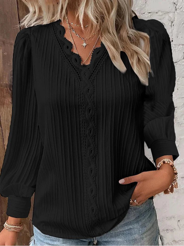 Women's Casual Lace Shirt