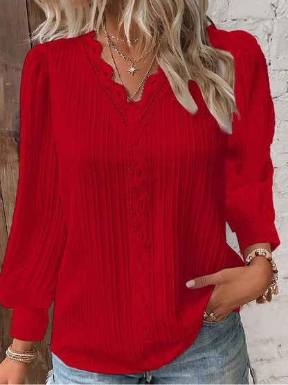 Women's Casual Lace Shirt