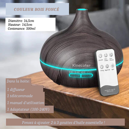 High Quality Aromatherapy Essential Oil Diffuser 500ml 
