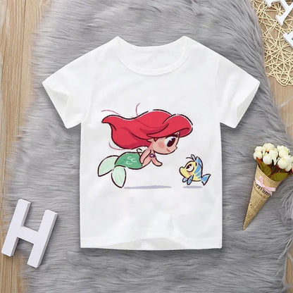 T-Shirt motif Princesse dessins animés