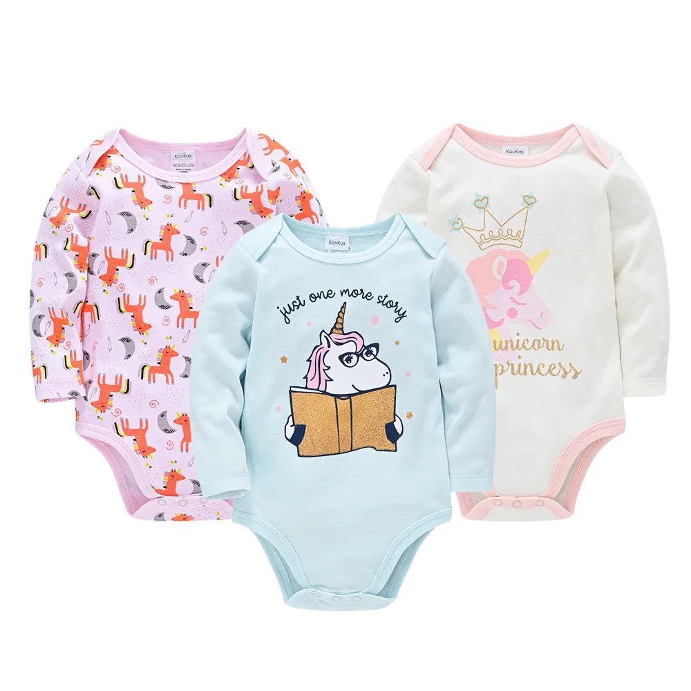 Baby girl/boy bodysuits in packs of 3/6 pieces 