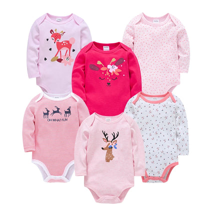 Baby girl/boy bodysuits in packs of 3/6 pieces 