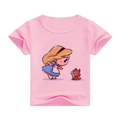 T-Shirt motif Princesse dessins animés