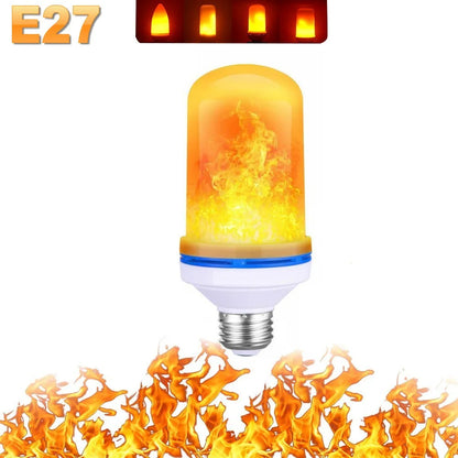 B22 E27 LED Flame Effect Ambient Light Bulbs